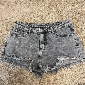 Denim shorts